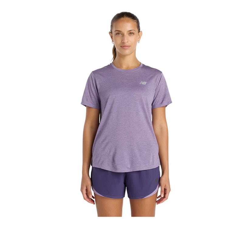 New Balance Athletics Womens T-Shirt - Purple