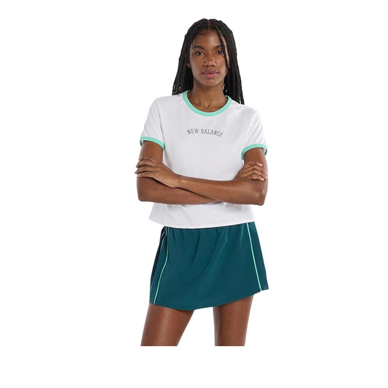 New Balance Tennis Practice Womens Top - White